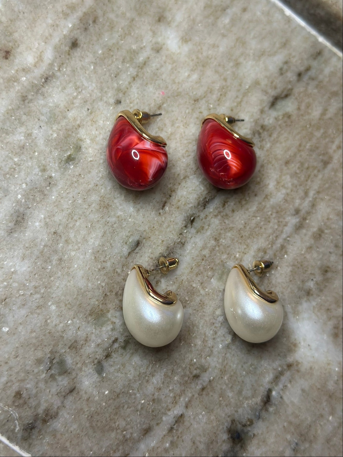 Aqua Drop Earrings
