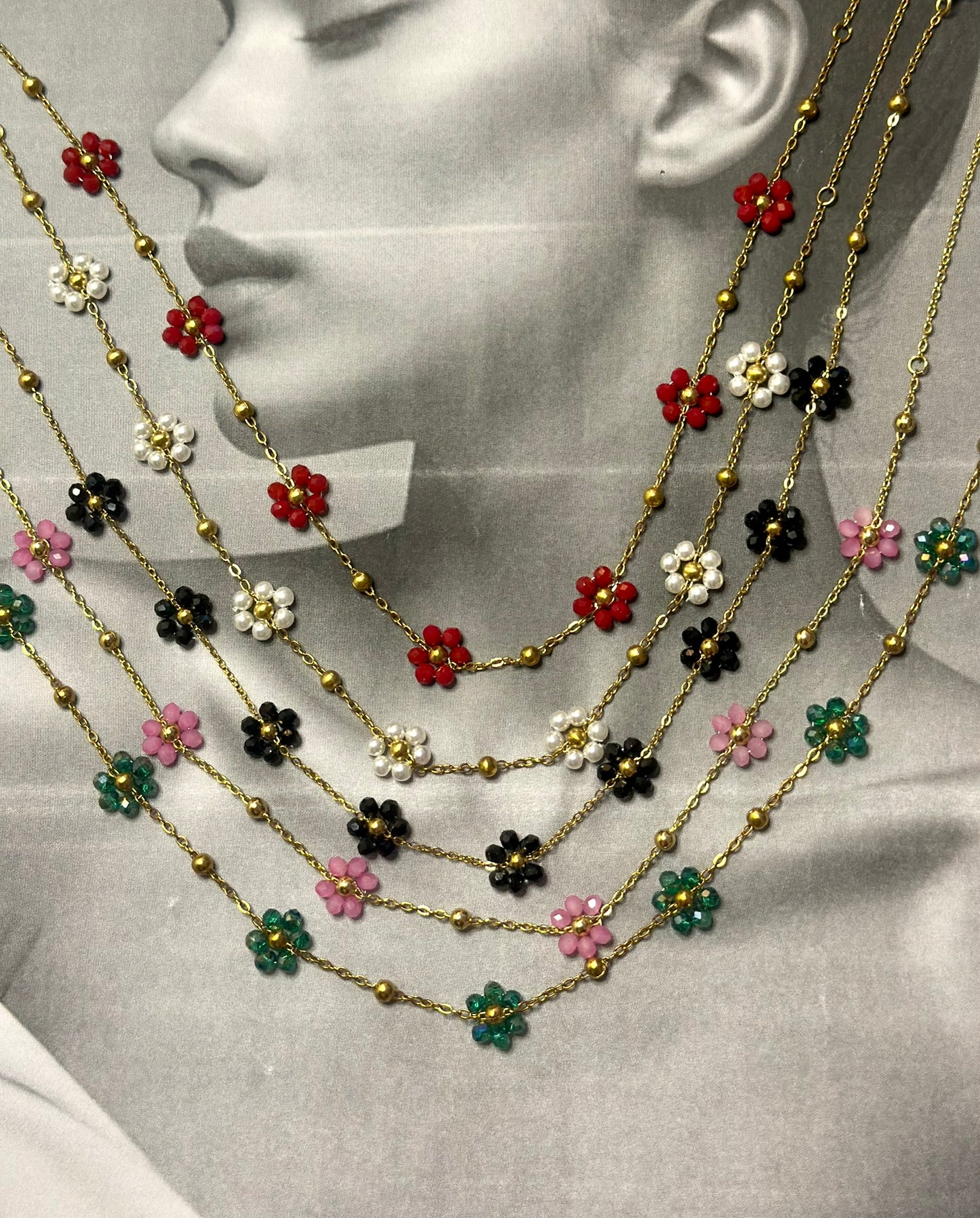 Flower Golden Necklace