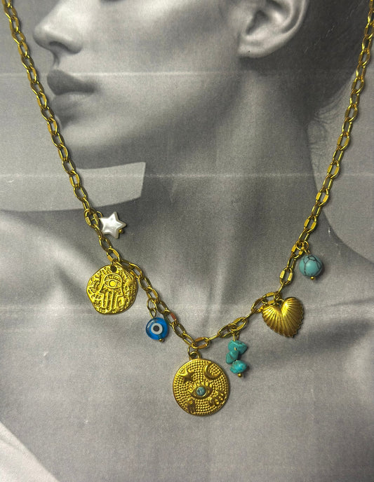 Boho lucky Necklace