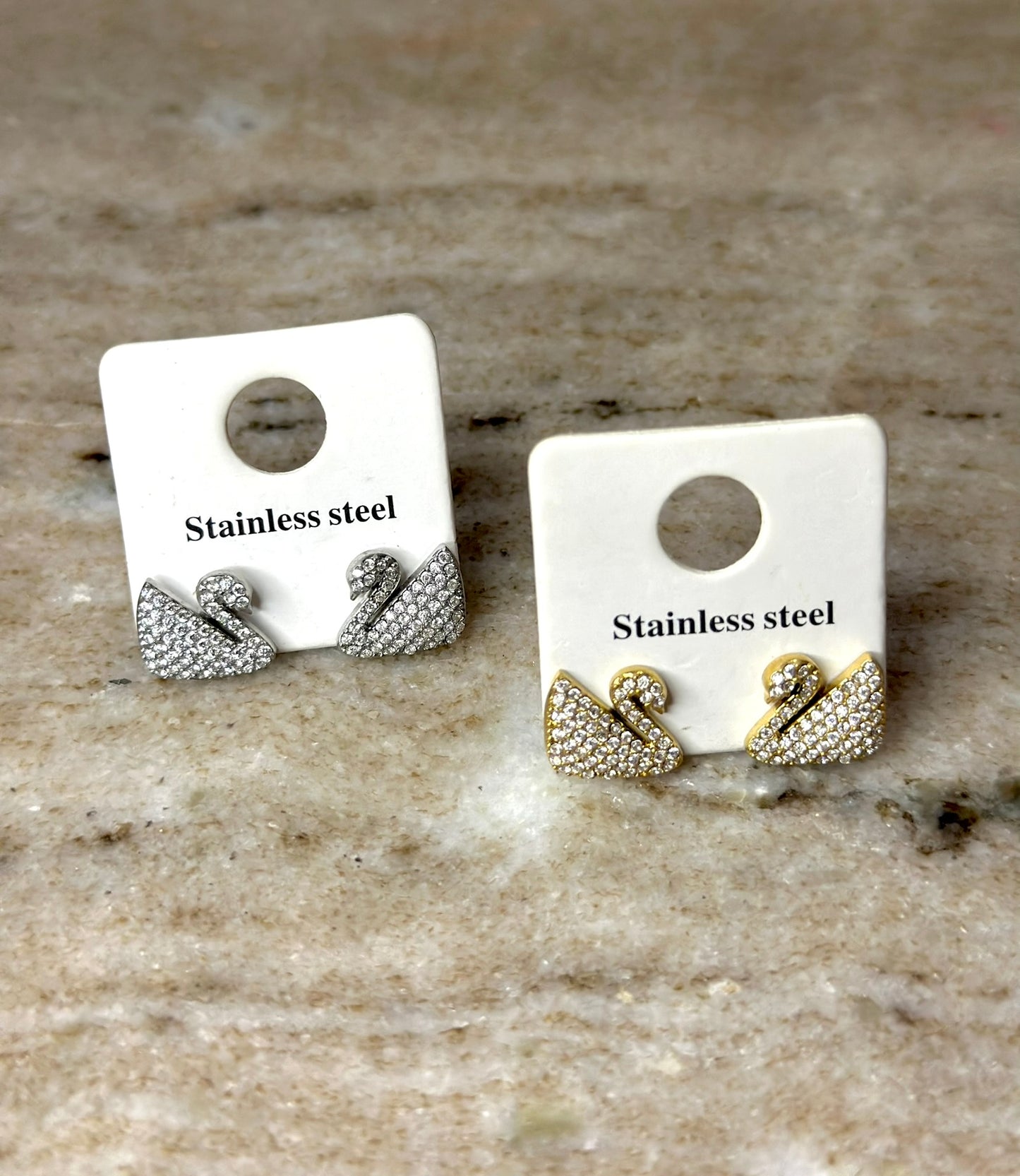 Swan Earrings