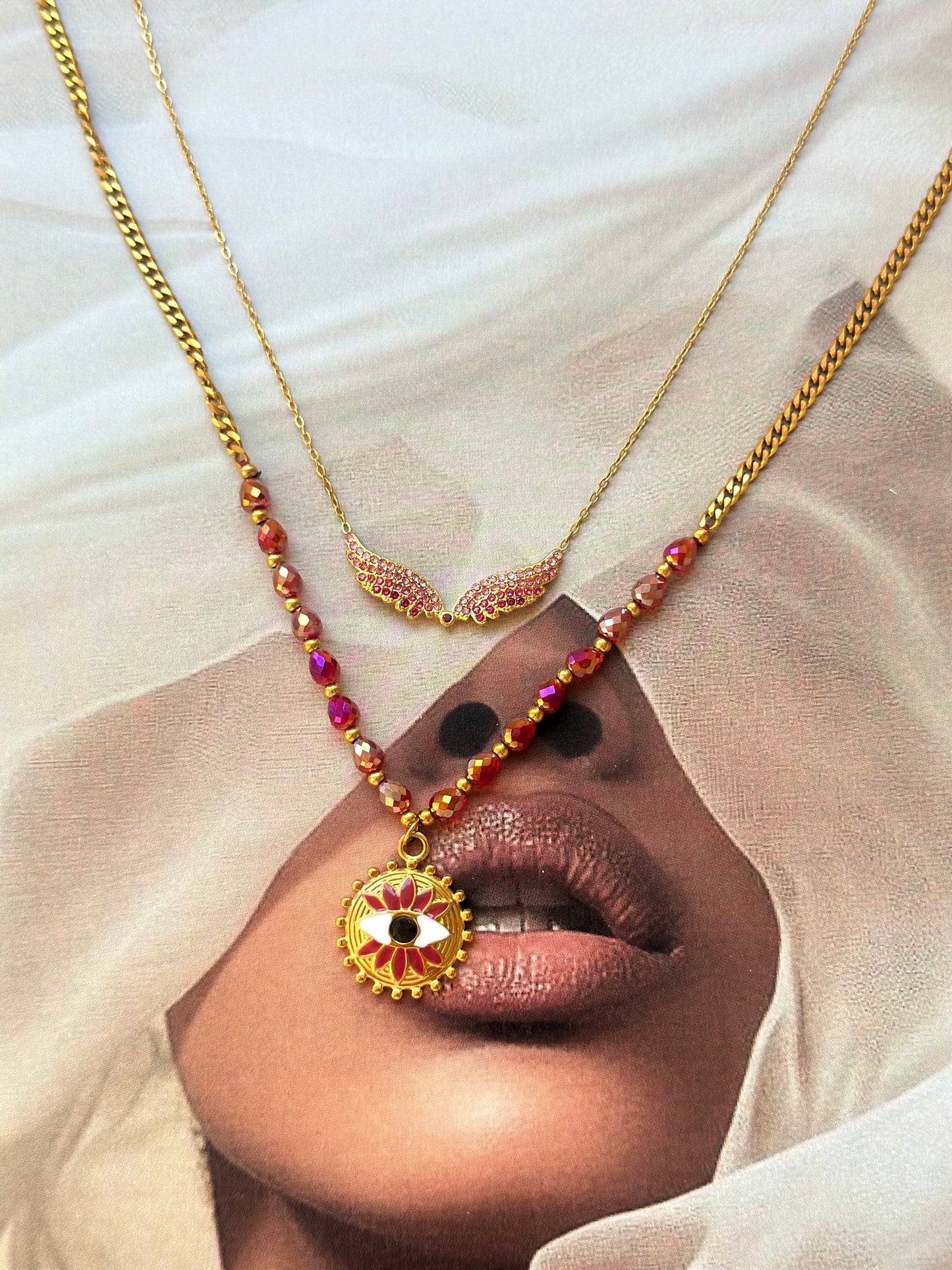 “Pinky Eye” Necklace