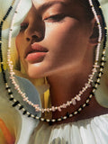 #Coral Necklace-Aνοξείδωτο Ατσάλι