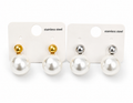 #Perla Earrings-Aνοξείδωτο Ατσάλι