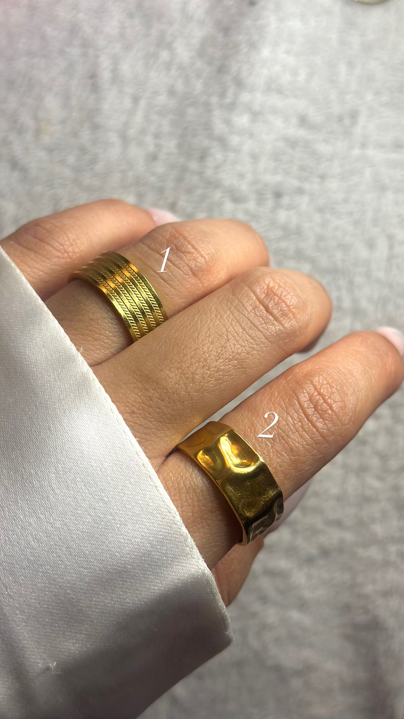 Golden Chunky Ring