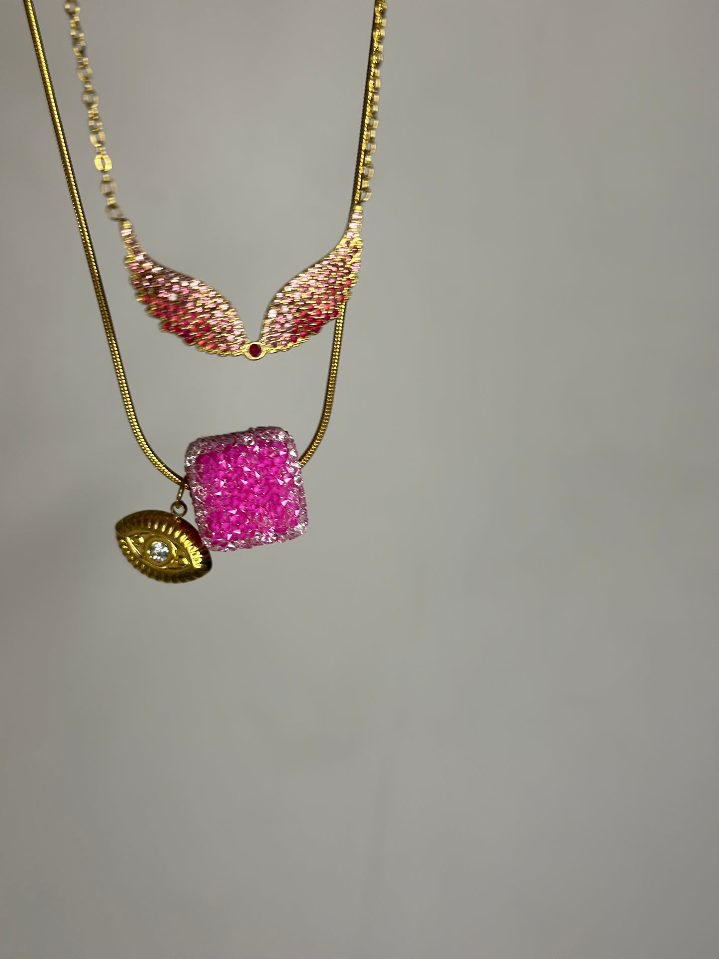 ''Rose Wing'' Necklace