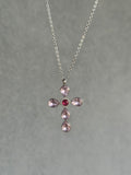 #Silver Cross Necklace-Aνοξείδωτο Ατσάλι