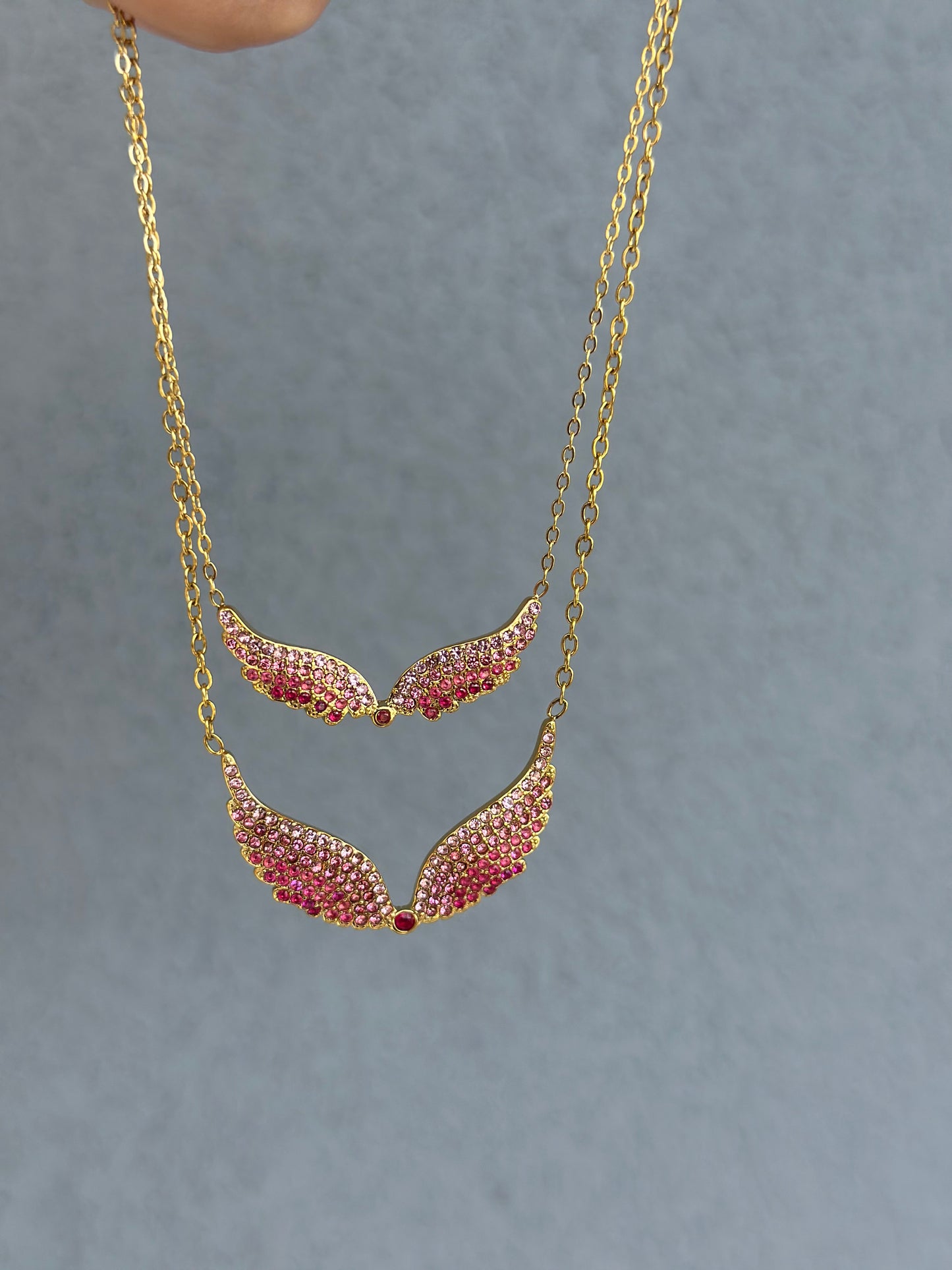 ''Rose Wing'' Necklace
