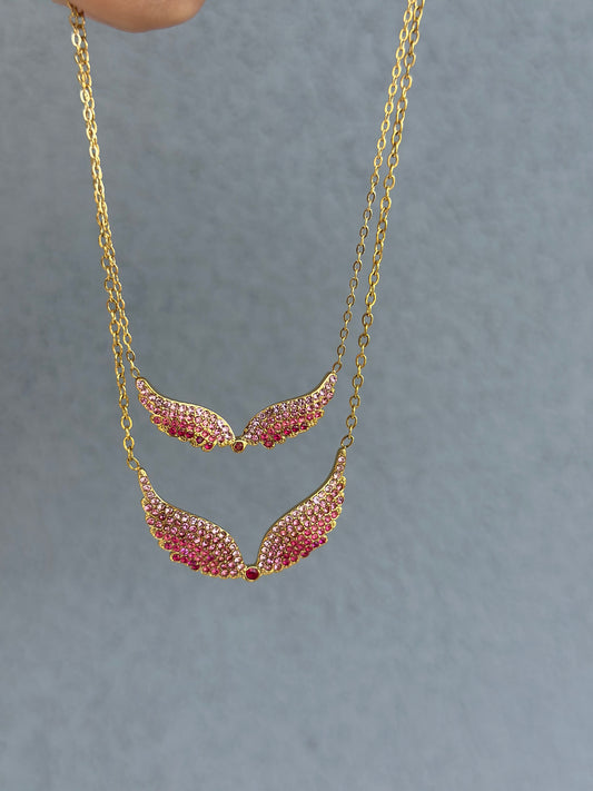 ''Rose Wing'' Necklace