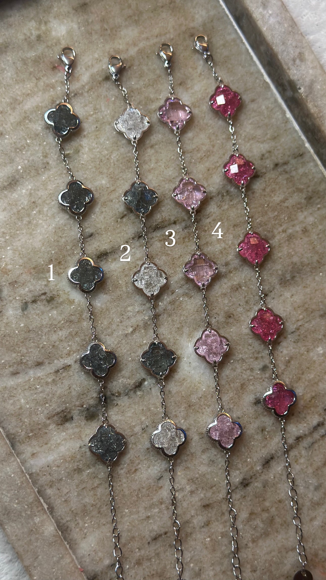 Crystal Cross Bracelet