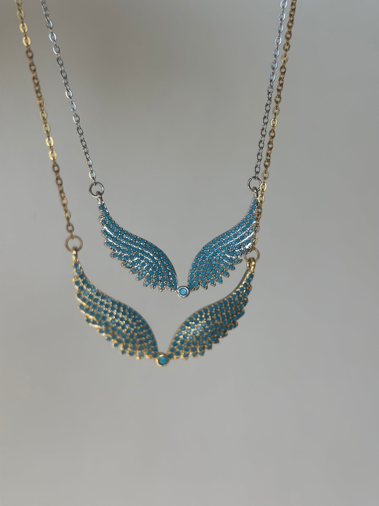 “Aqua Wing” Necklace