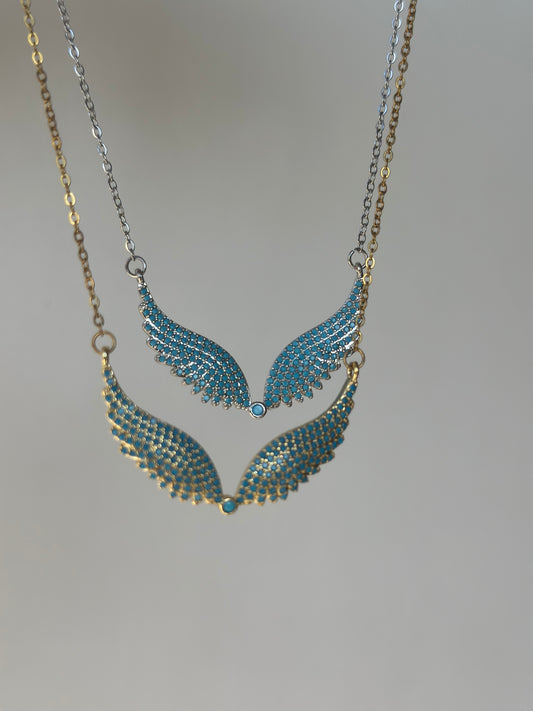 “Aqua Wing” Necklace