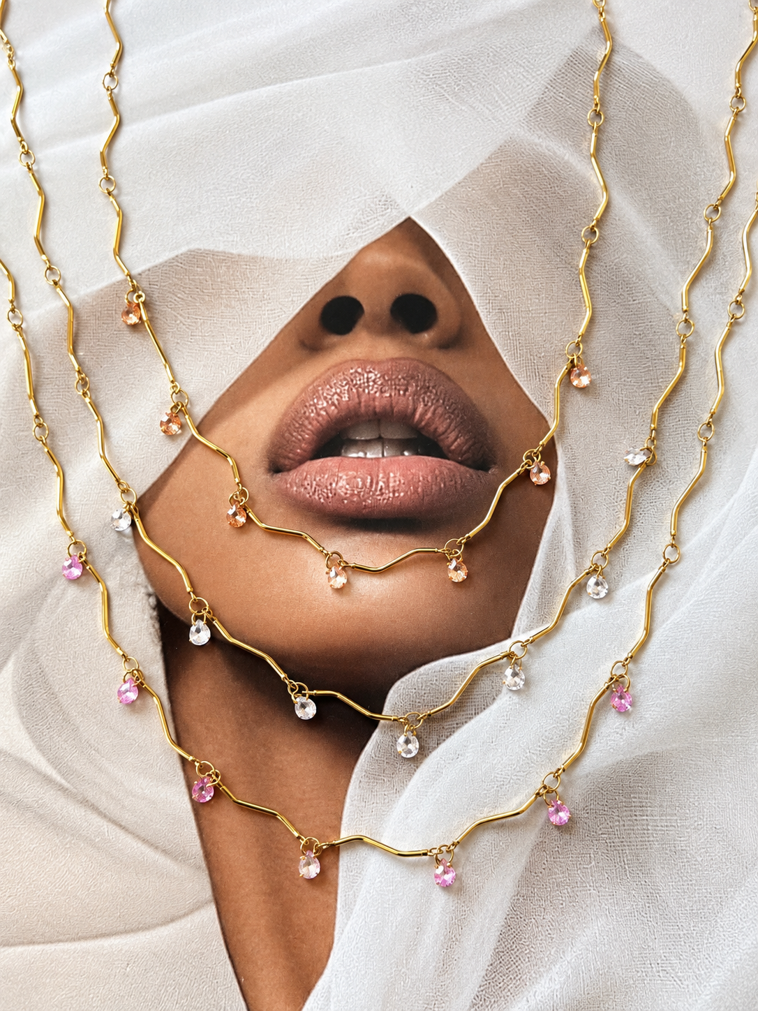 #Wavy Gold Necklace