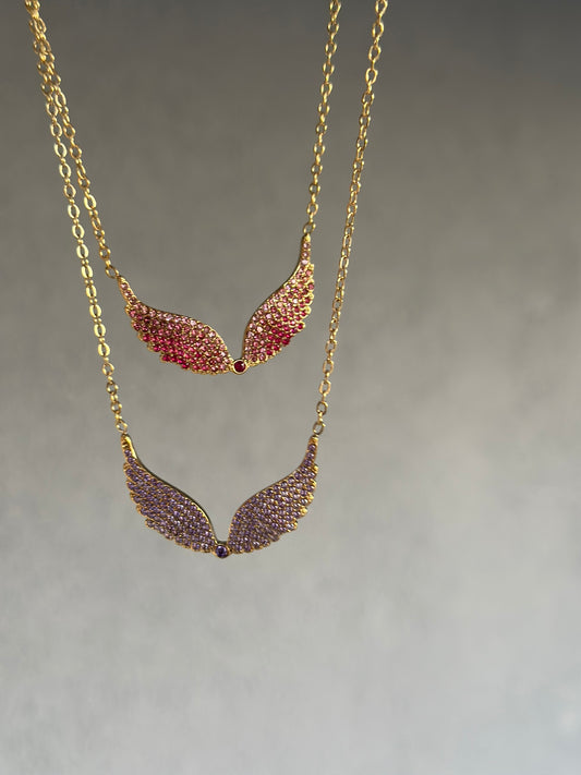 ''Rose Wing'' Necklace