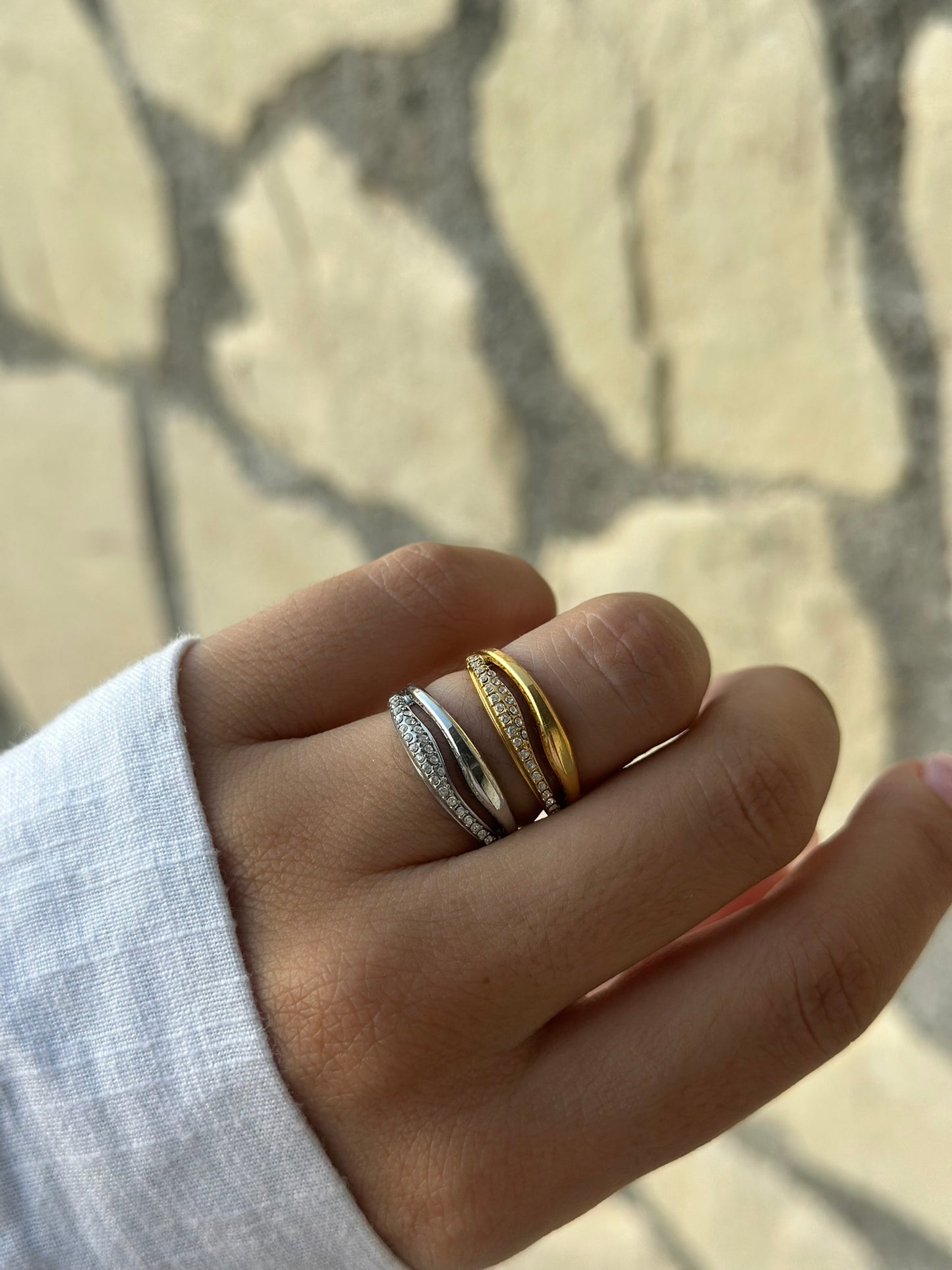 ''Double Band'' Ring