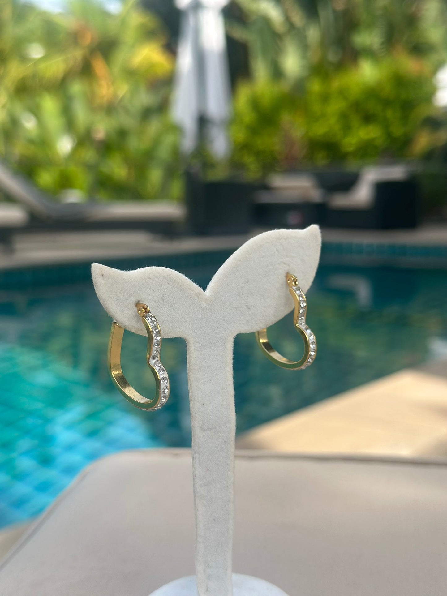 Love Hoop Earrings