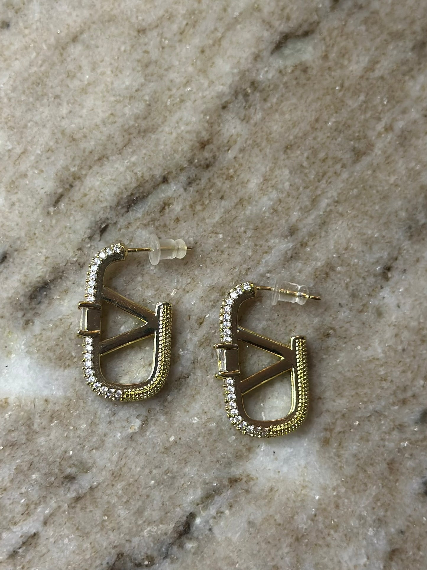V-Style Glam Earrings