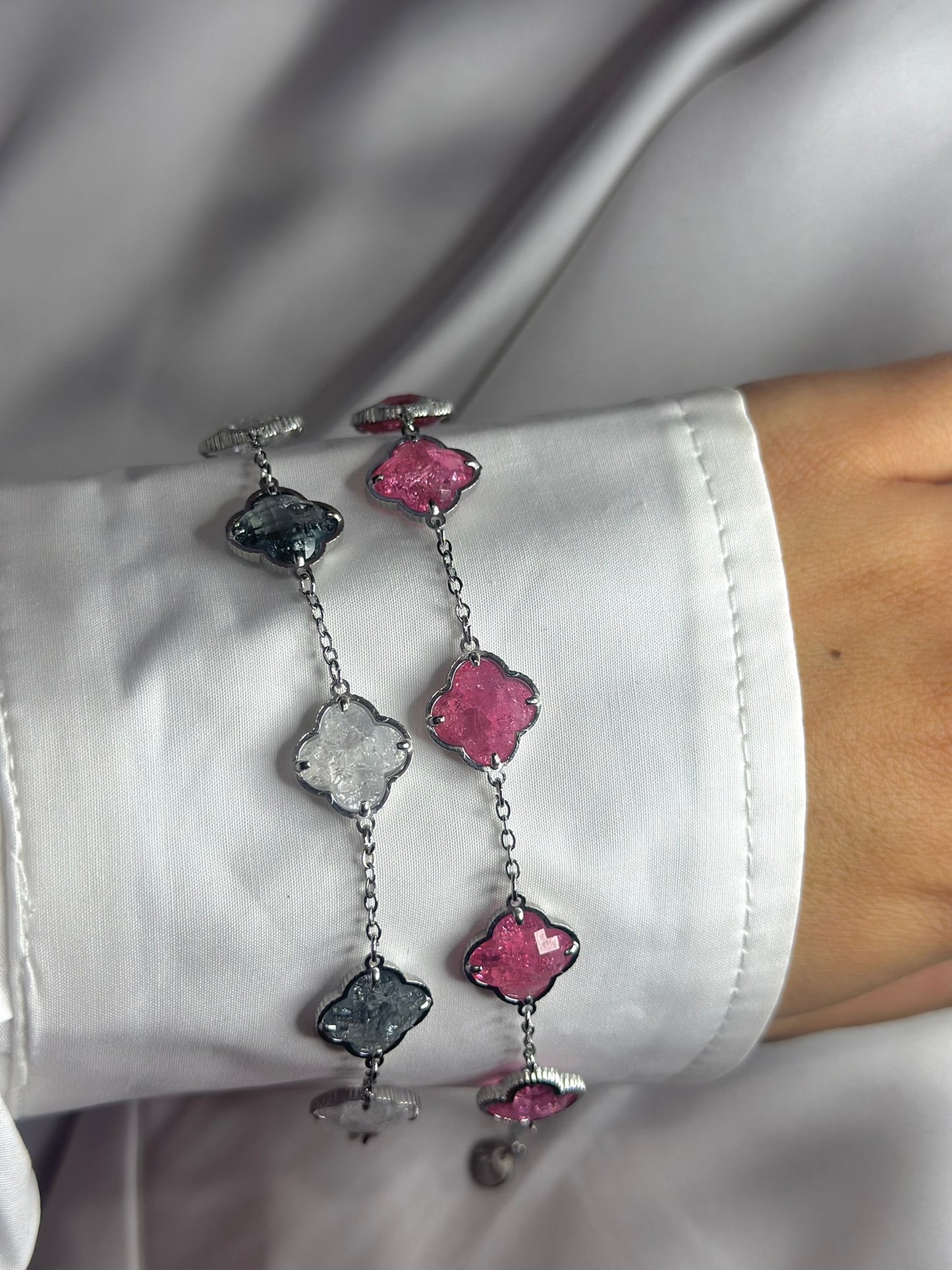 Crystal Cross Bracelet