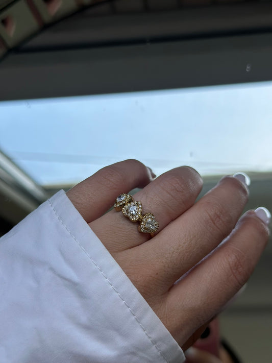 ''Heart Crystal'' Ring