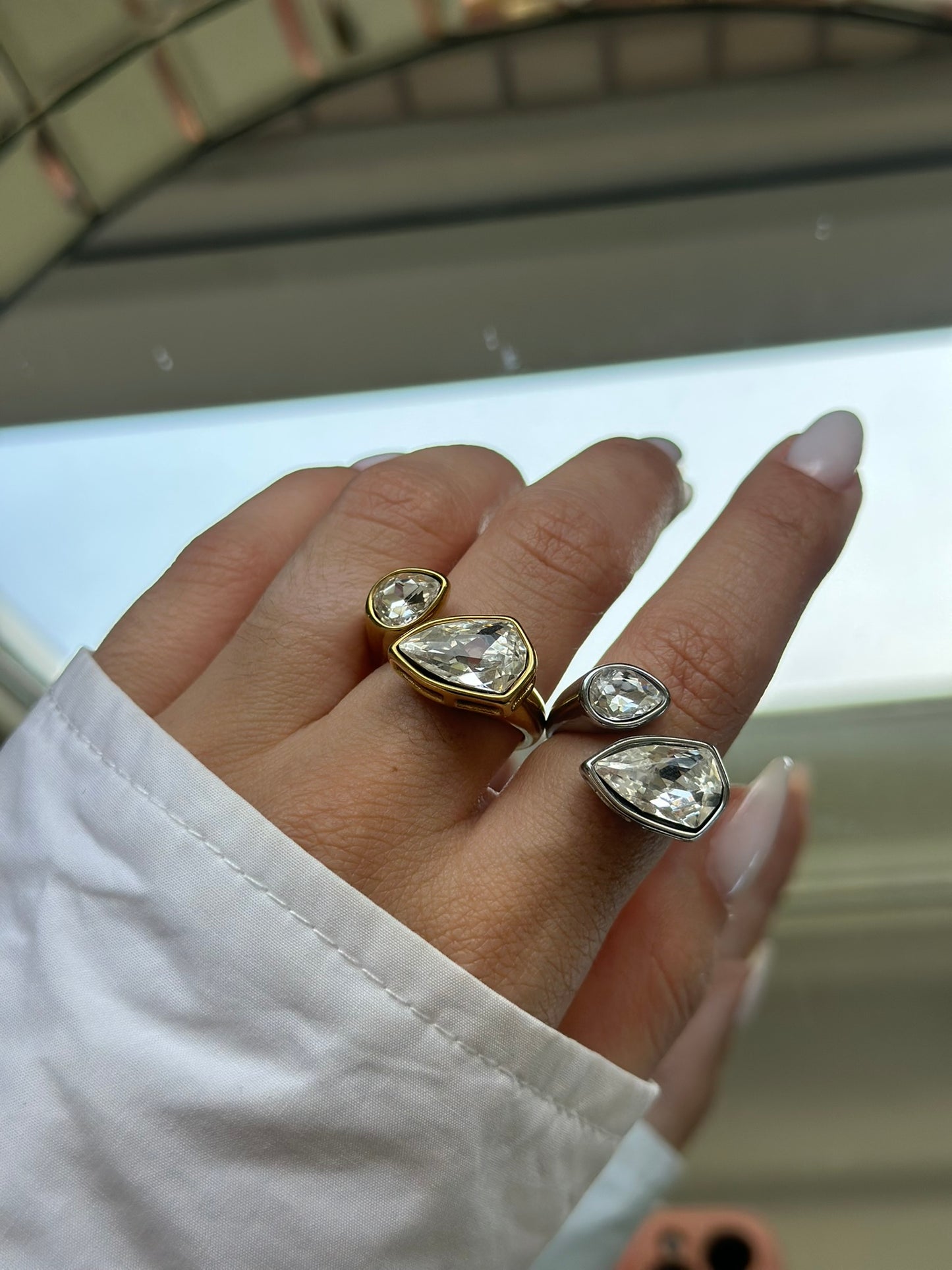 ''Petra Zircon'' Rings